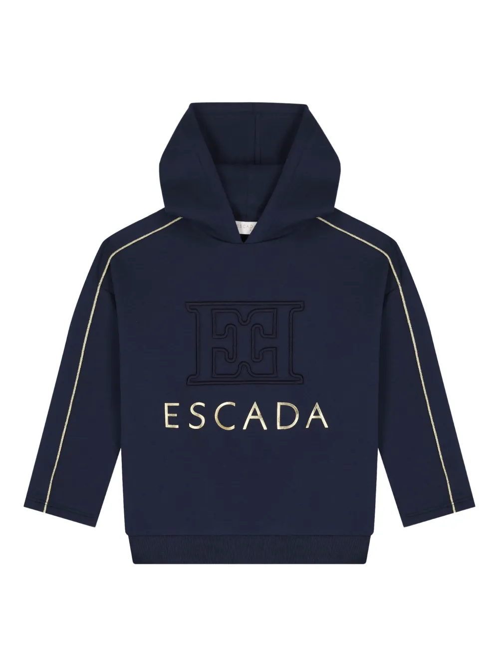 

Толстовка с вышитым логотипом Escada Kids, синий