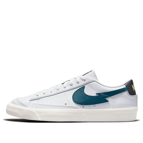 

Кроссовки blazer low '77 'split swoosh aquamarine' Nike, белый