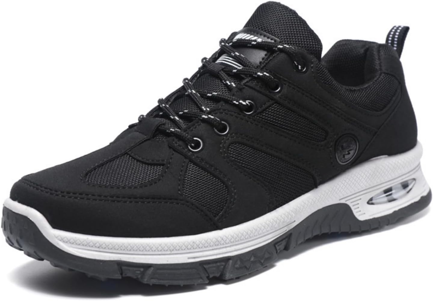 

Мужские зимние походные ботинки Lglmqxtm, противоскользящие, с поддержкой свода стопы, утолщенной подошвой, амортизирующие, для активного отдыха, восхождений, прогулок и кемпинга, черный