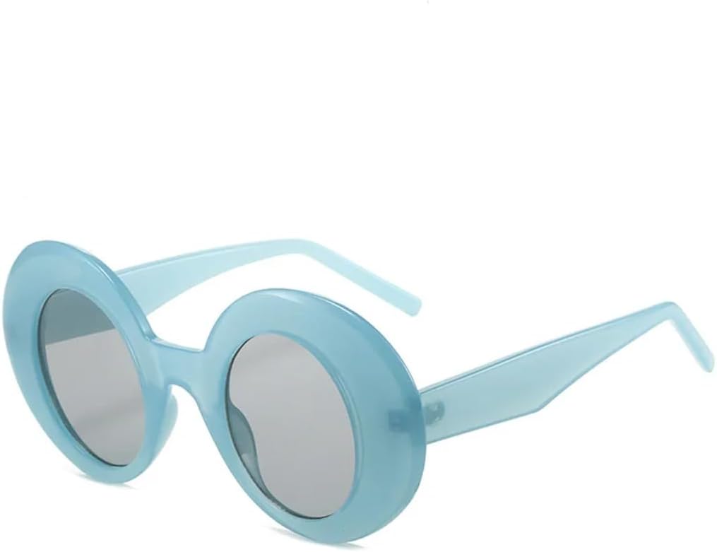 

Солнцезащитные очки с защитой UV400 | Овальные, увеличенного размера, градиентный стиль, панк | для женщин и мужчин, для занятий спортом на открытом воздухе и вождения DSVIGF, Blue Black