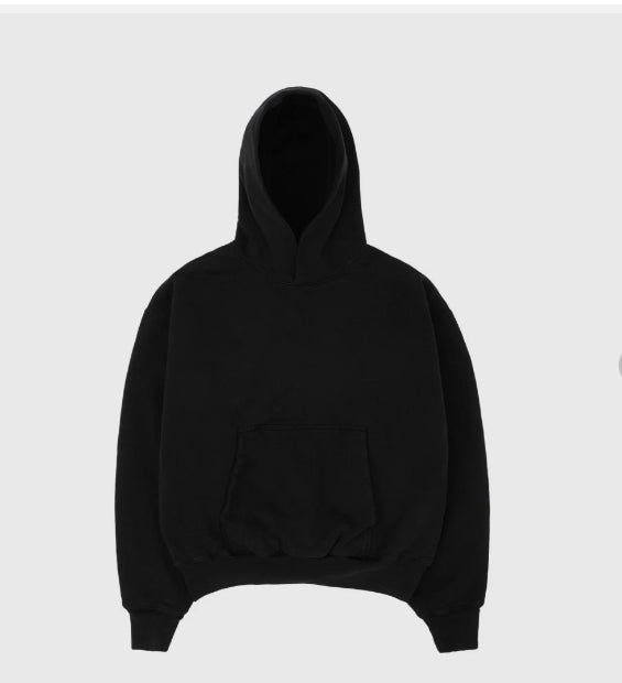 

Толстовка hoodie 'black' Yeezy Gap, черный