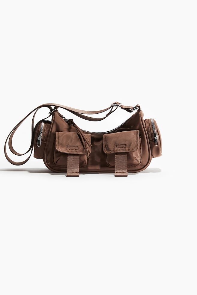 

Маленькая сумка через плечо H&M, коричневый