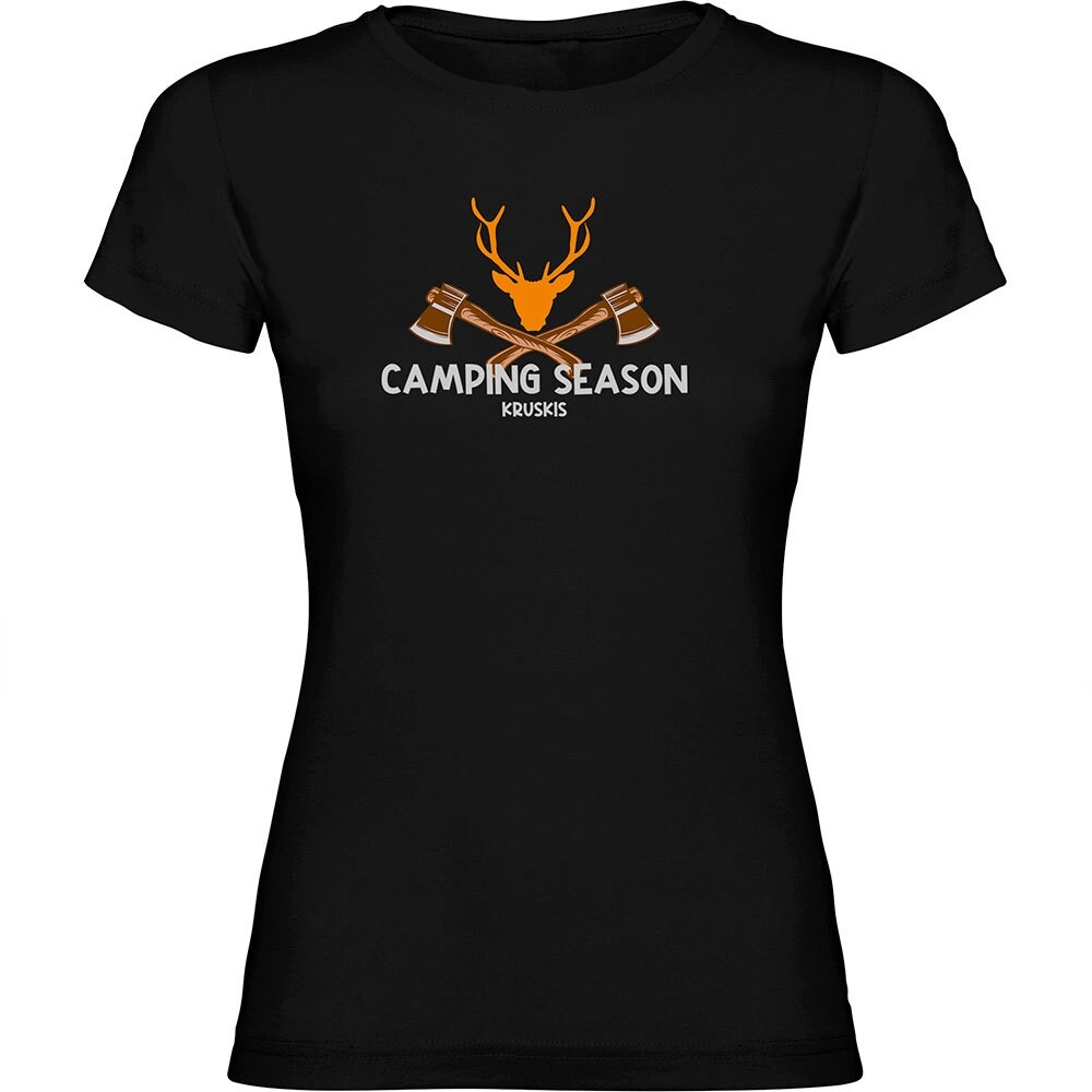

Футболка с коротким рукавом Kruskis Camping Season, черный