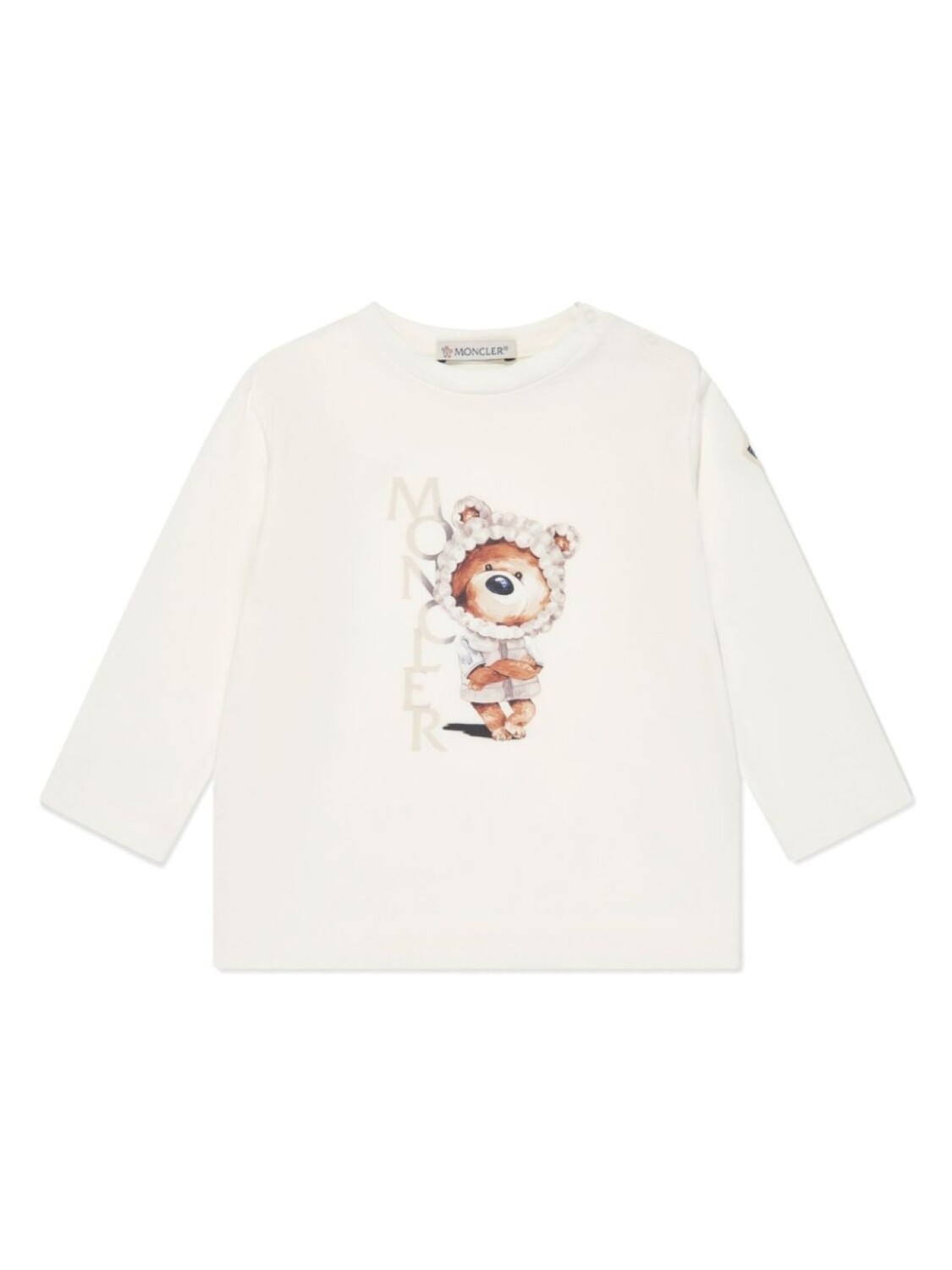 

Moncler Enfant футболка с плюшевым мишкой