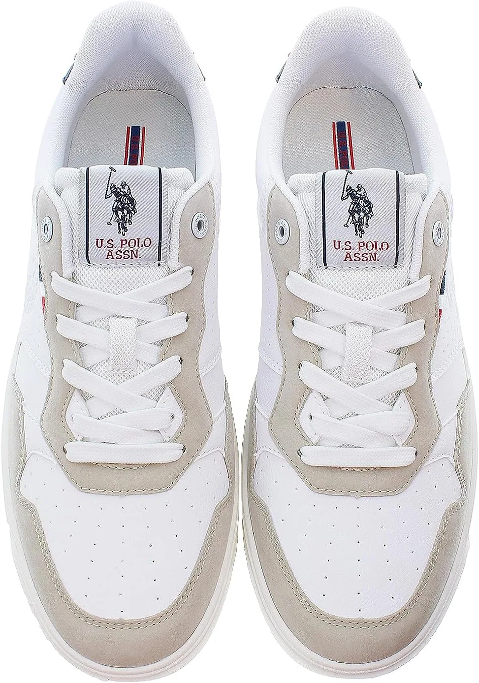 Ассоциация поло США - KOSMO001M/CHY2 Полиуретановые кроссовки для мужчин U.S. Polo Assn., White — фото 2