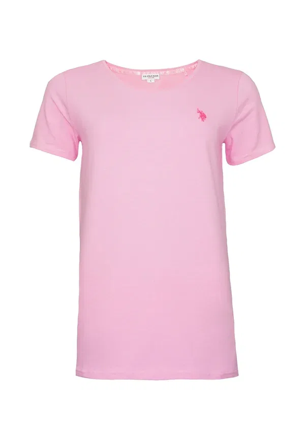 Футболка с коротким рукавом U.S. Polo Assn., розовая — фото 4