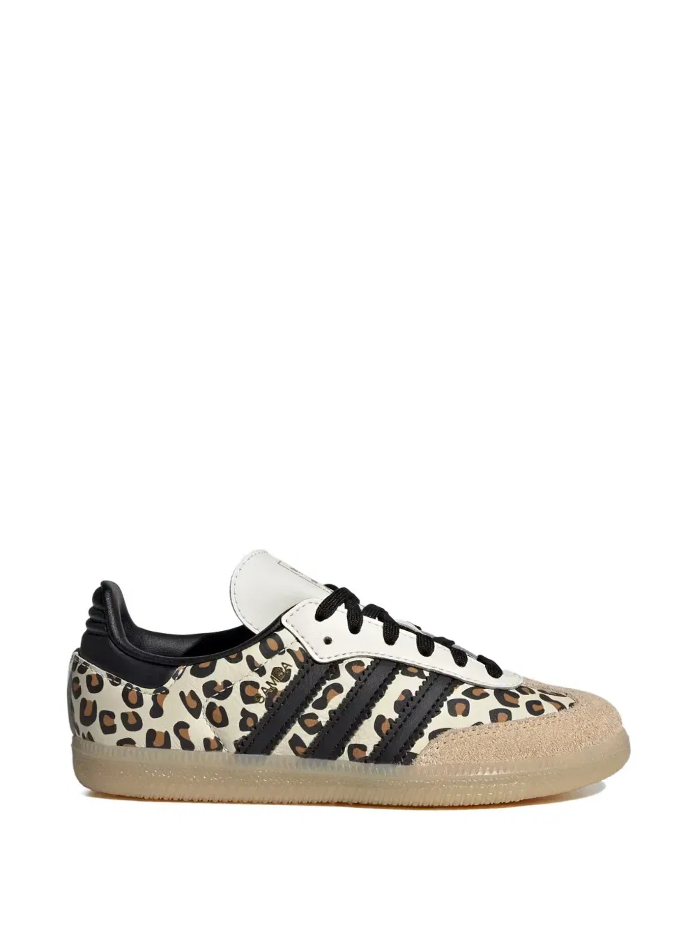 Кроссовки Samba OG с леопардовым принтом adidas, бежевый