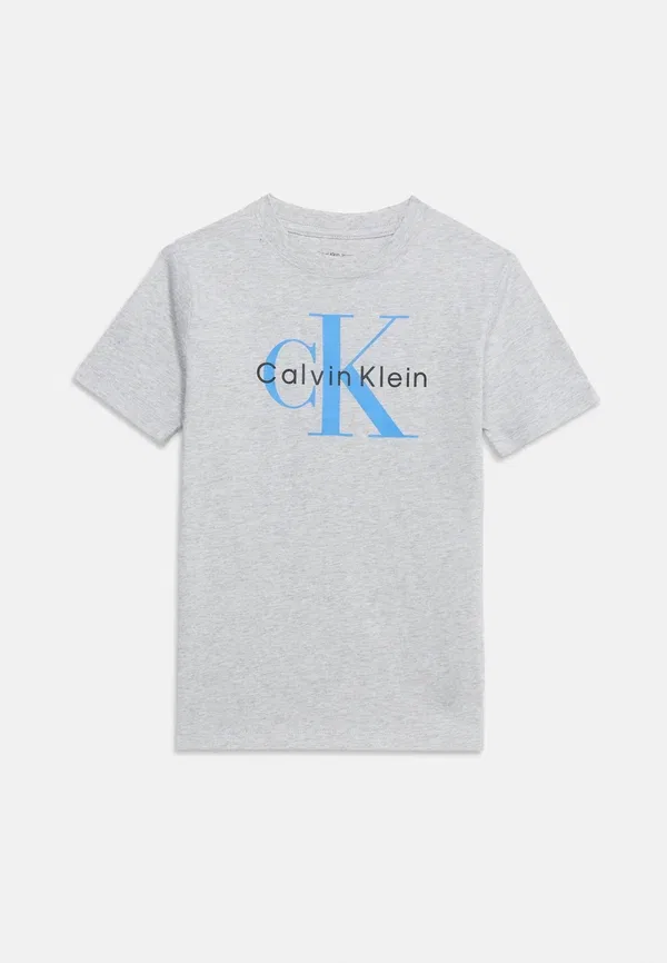 Футболка с принтом Calvin Klein Jeans, снежный хизер