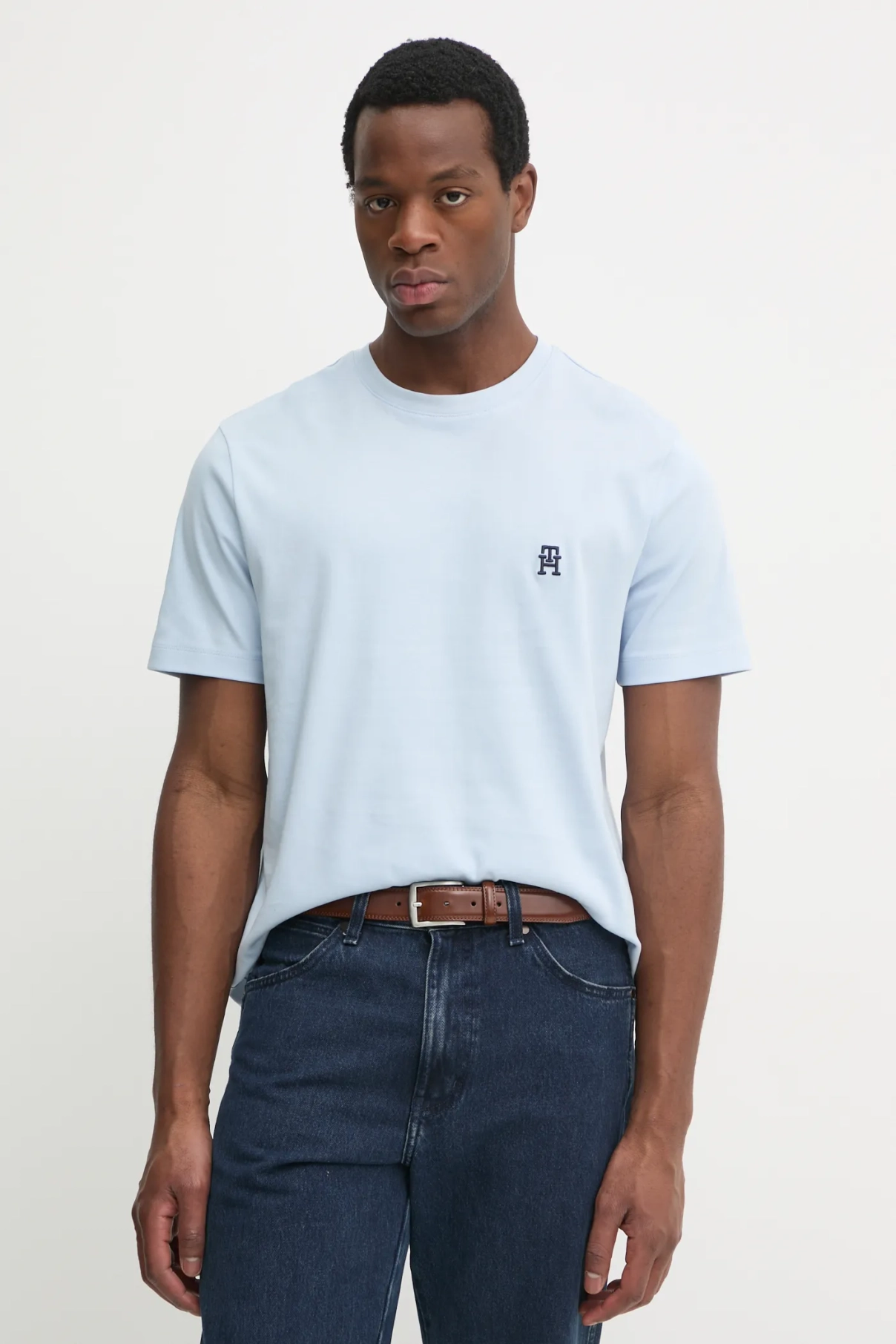 

Хлопковая футболка Tommy Hilfiger, синий