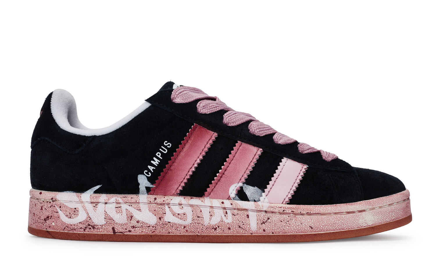 Adidas originals Кроссовки для скейтбординга CAMPUS 00s унисекс, Black/Pink — фото 3