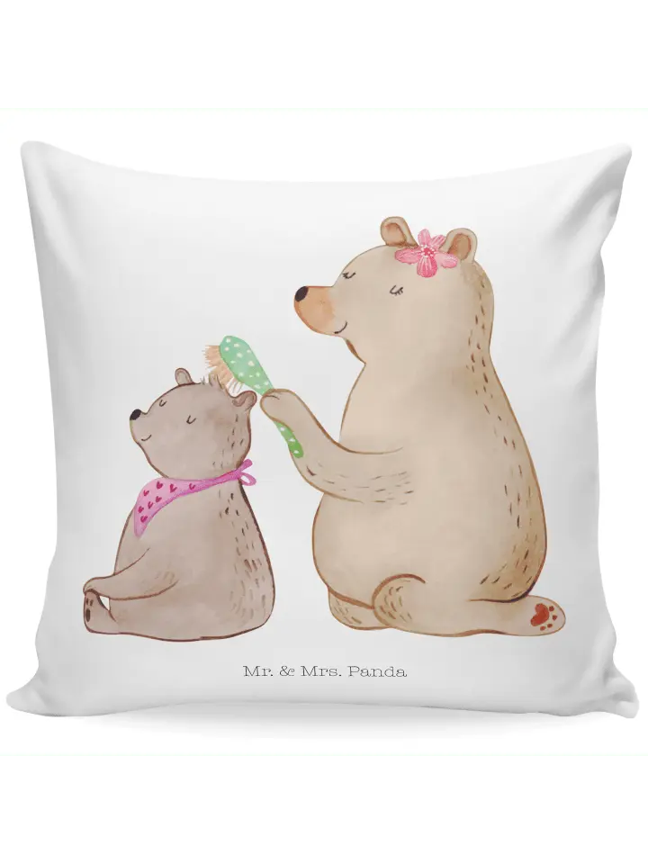 

Подушка Mr & Mrs Panda 40x40 Bär Kind, белый