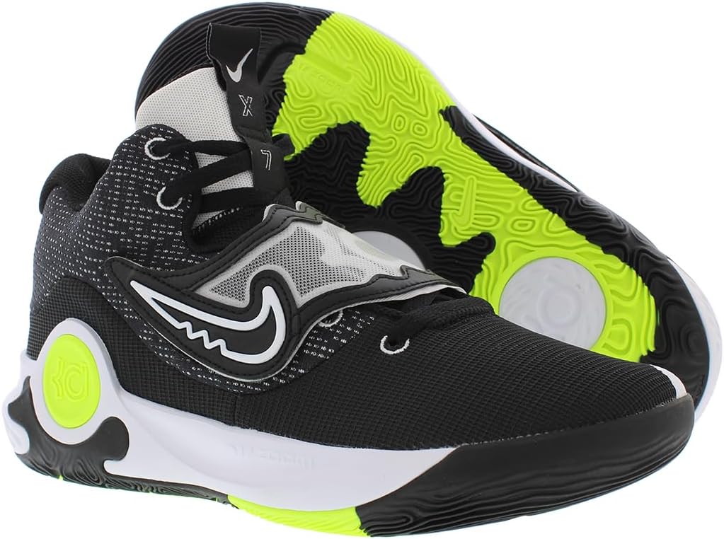 Кроссовки Nike Mens Basketball, белый/черный — фото 2