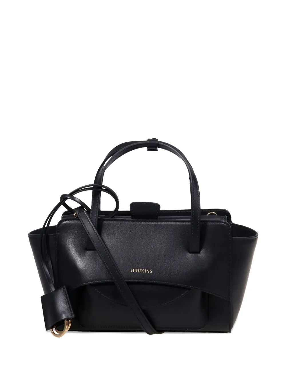 

Маленькая сумка-тоут с клапаном Hidesins, черный