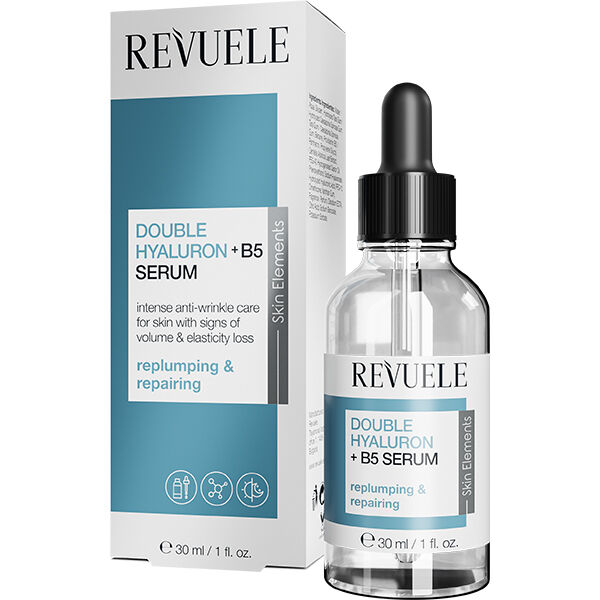 

Увлажняющая сыворотка для лица, 30 мл Revuele Double hyaluron + b5