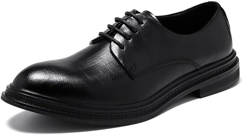 

Мужские классические формальные туфли Удобные деловые туфли для костюма для вечера, униформы, свадьбы и работы Kyoescai, черный