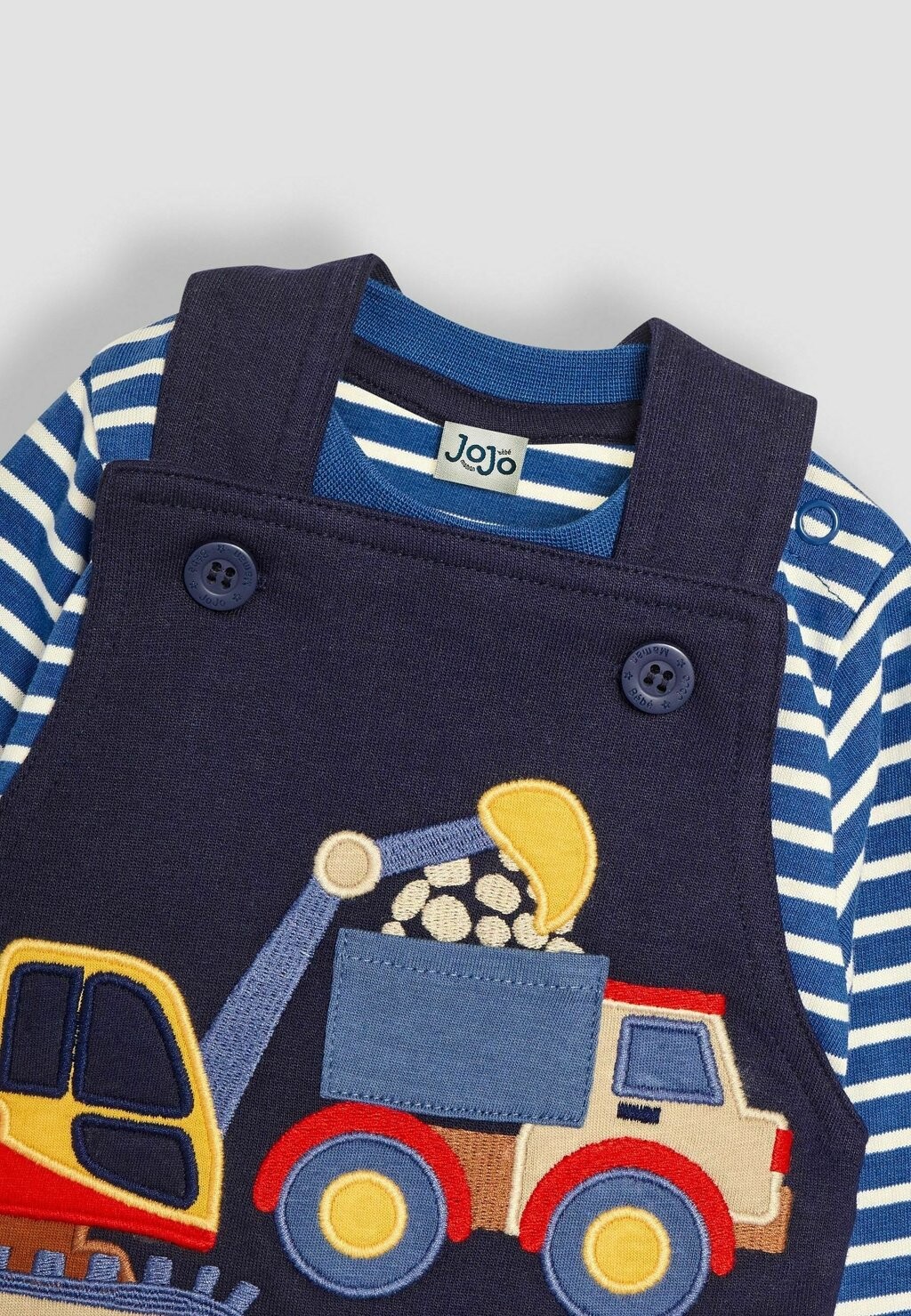 

Комбинезон DIGGER APPLIQUE SET, REGULAR FIT JoJo Maman Bébé, синий