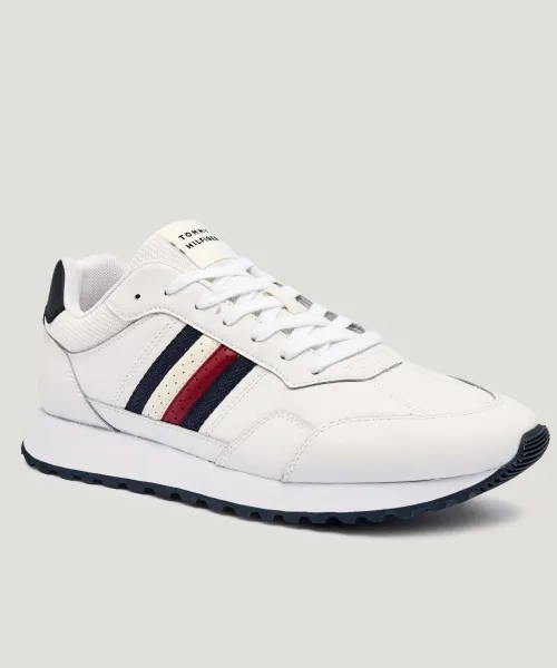 

Новые беговые кроссовки из кожи EVA Tommy Hilfiger, белый