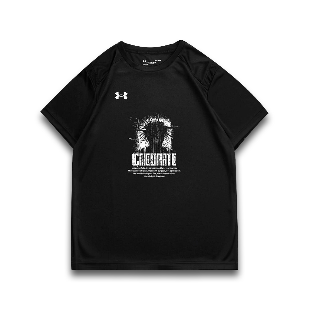 

Under Armour Футболка унисекс черная, Черный, Under Armour Футболка унисекс черная