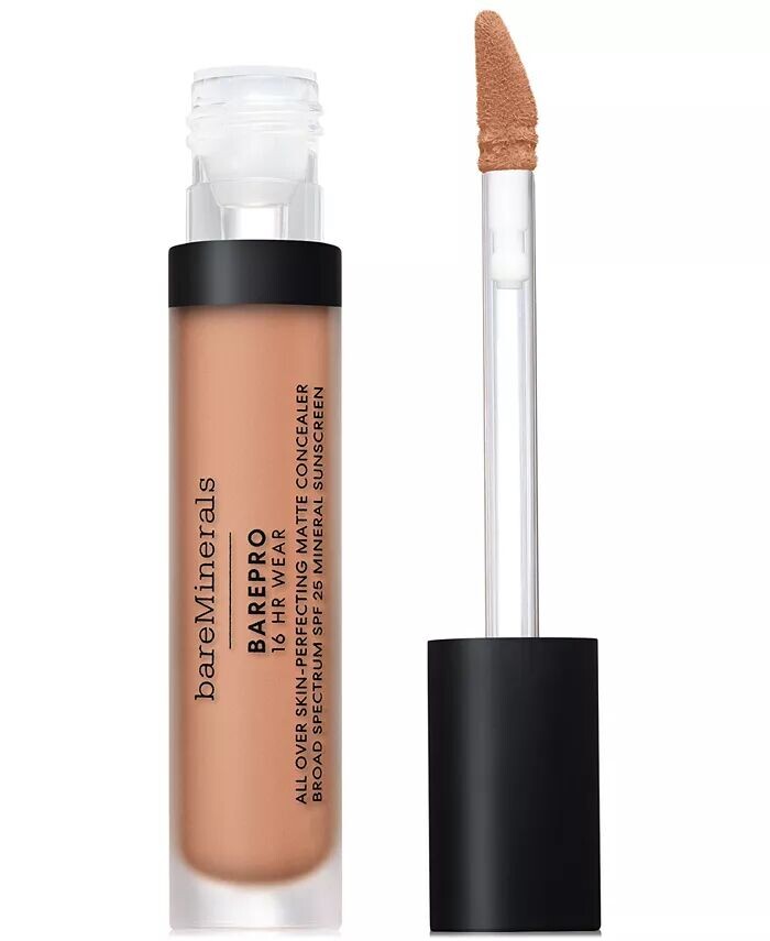 

Bare Pro 16HR Совершенствующий кожу матовый консилер с минералом SPF 25 Bareminerals, цвет Deep 550 Neutral