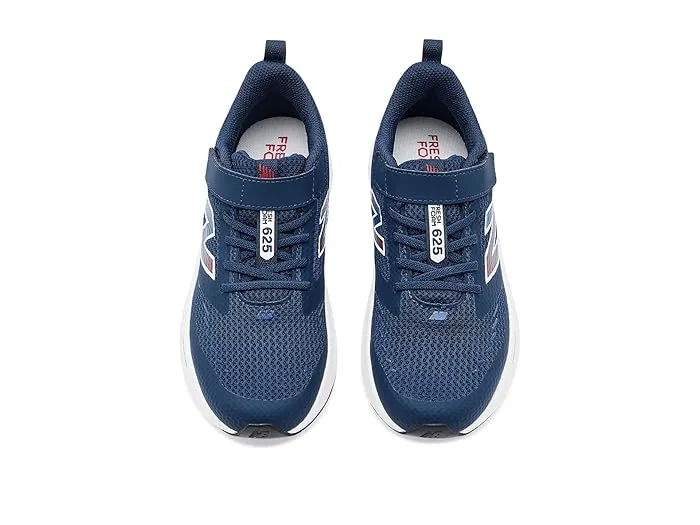 Кроссовки Fresh Foam 625 v1 Bungee Lace New Balance Kids, NB Navy/Team Red — фото 3