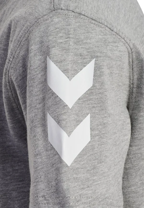 2.0 футболка с принтом «шеврон» Hummel, Grey Melange — фото 4