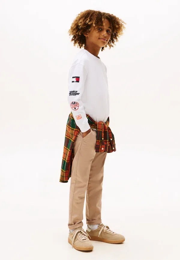 Футболка с длинным рукавом Tommy Hilfiger Multi Print Tee, белый