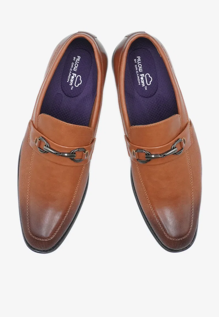 Мужские формальные туфли, slip-on, искусственная кожа, модель YOO-6771, Dr Cardin Dr. Cardin, коньячный — фото 4
