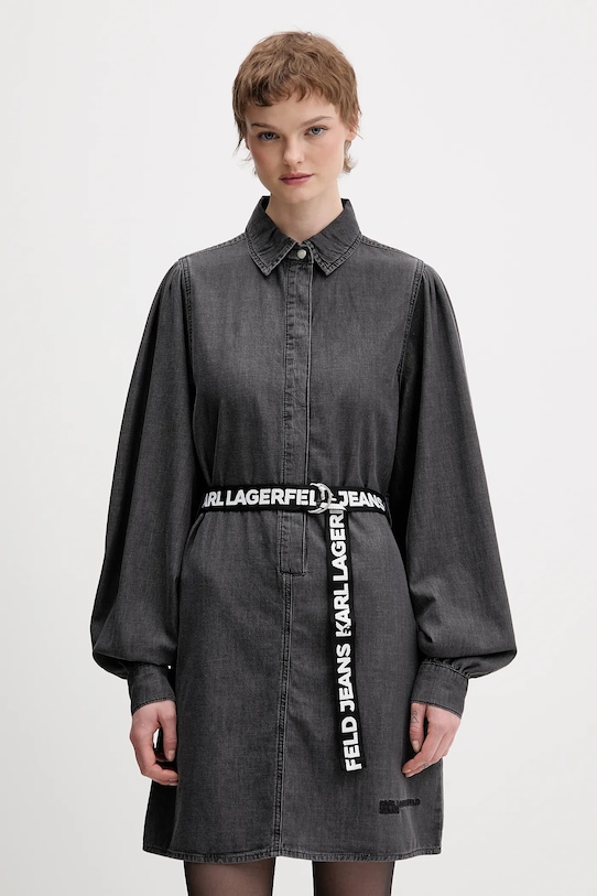 

Джинсовое платье Karl Lagerfeld Jeans, серый