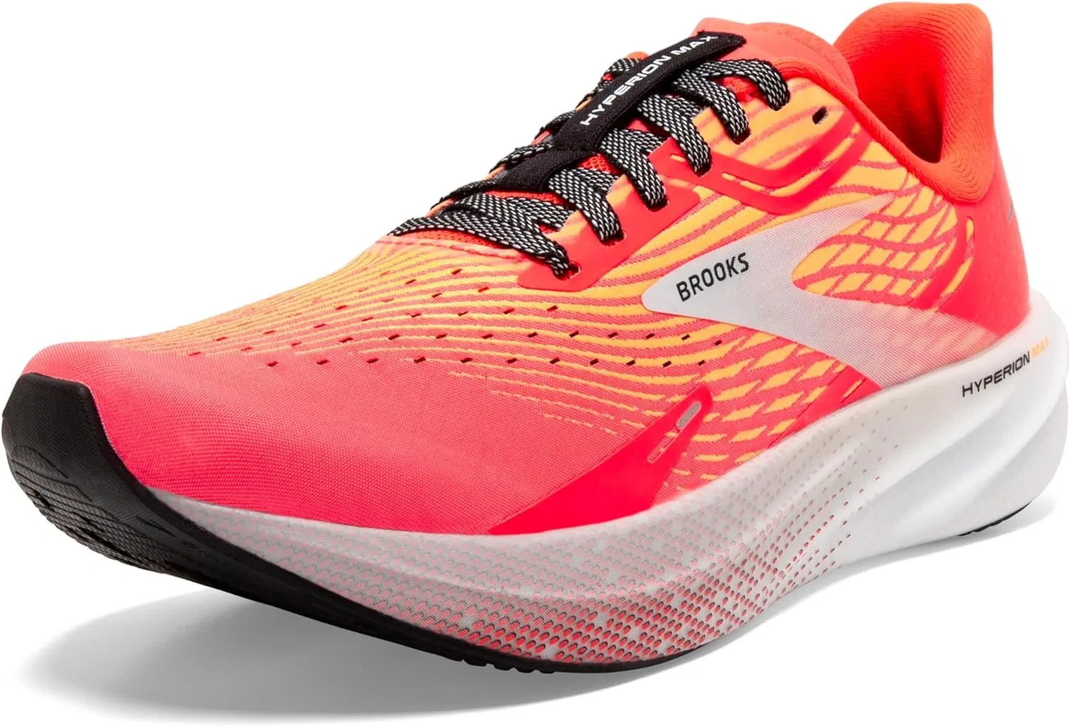 Мужские беговые кроссовки Brooks Hyperion Max, Fiery Coral Orange Pop Blue
