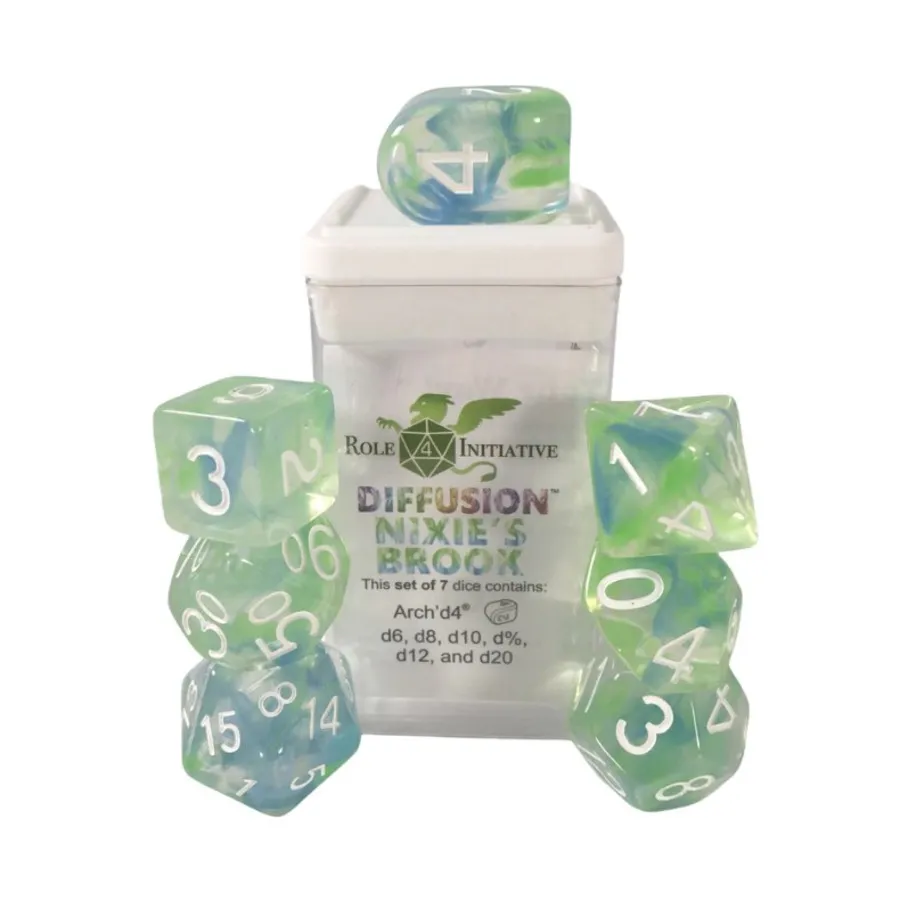 

Набор диффузионных полигонов — Ручей Никси (7), Class & Creature Dice - Poly Sets