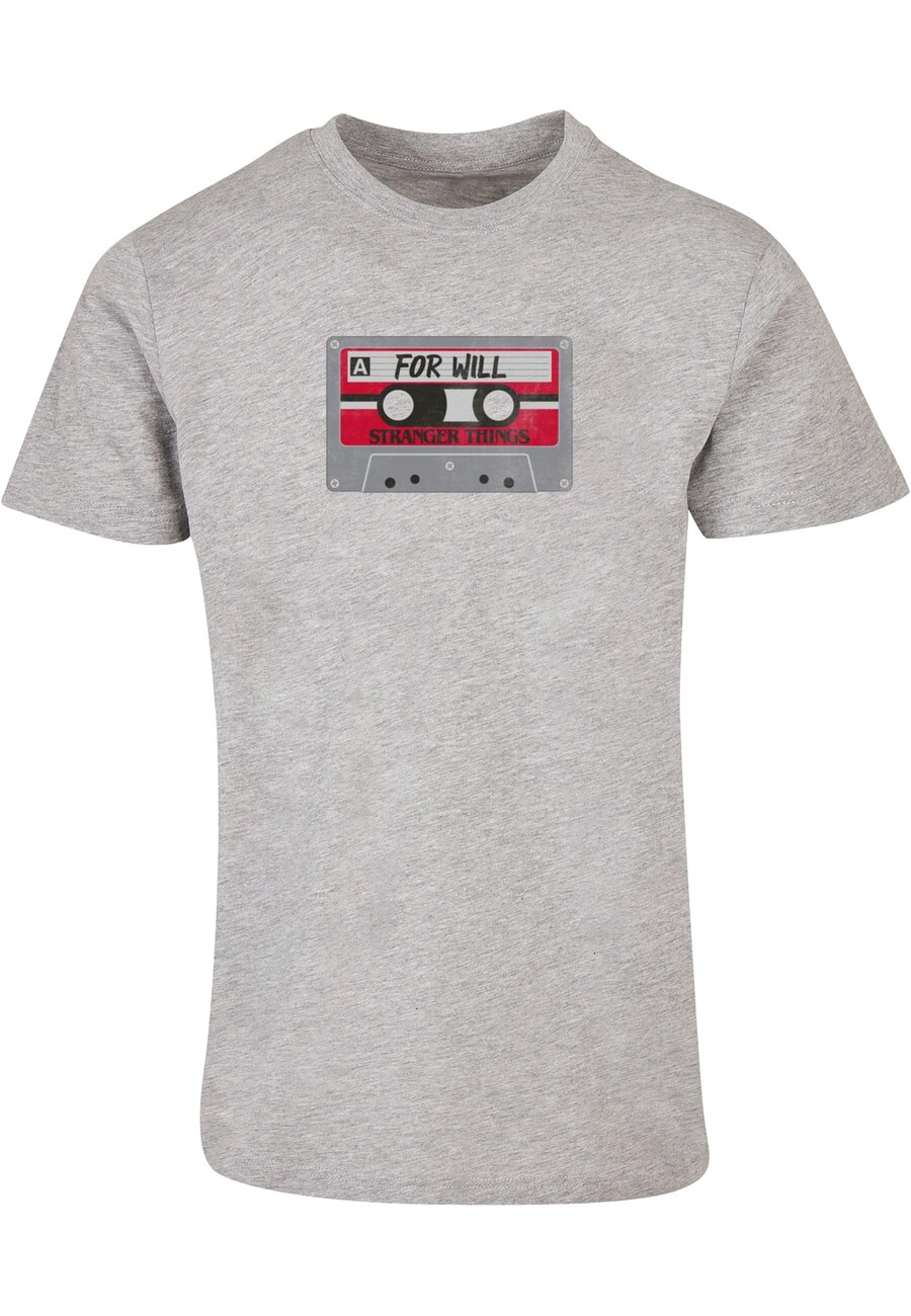 

Классическая футболка ABSOLUTE CULT Shirt Stranger Things - Cassette For Will, цвет grey/mottled grey