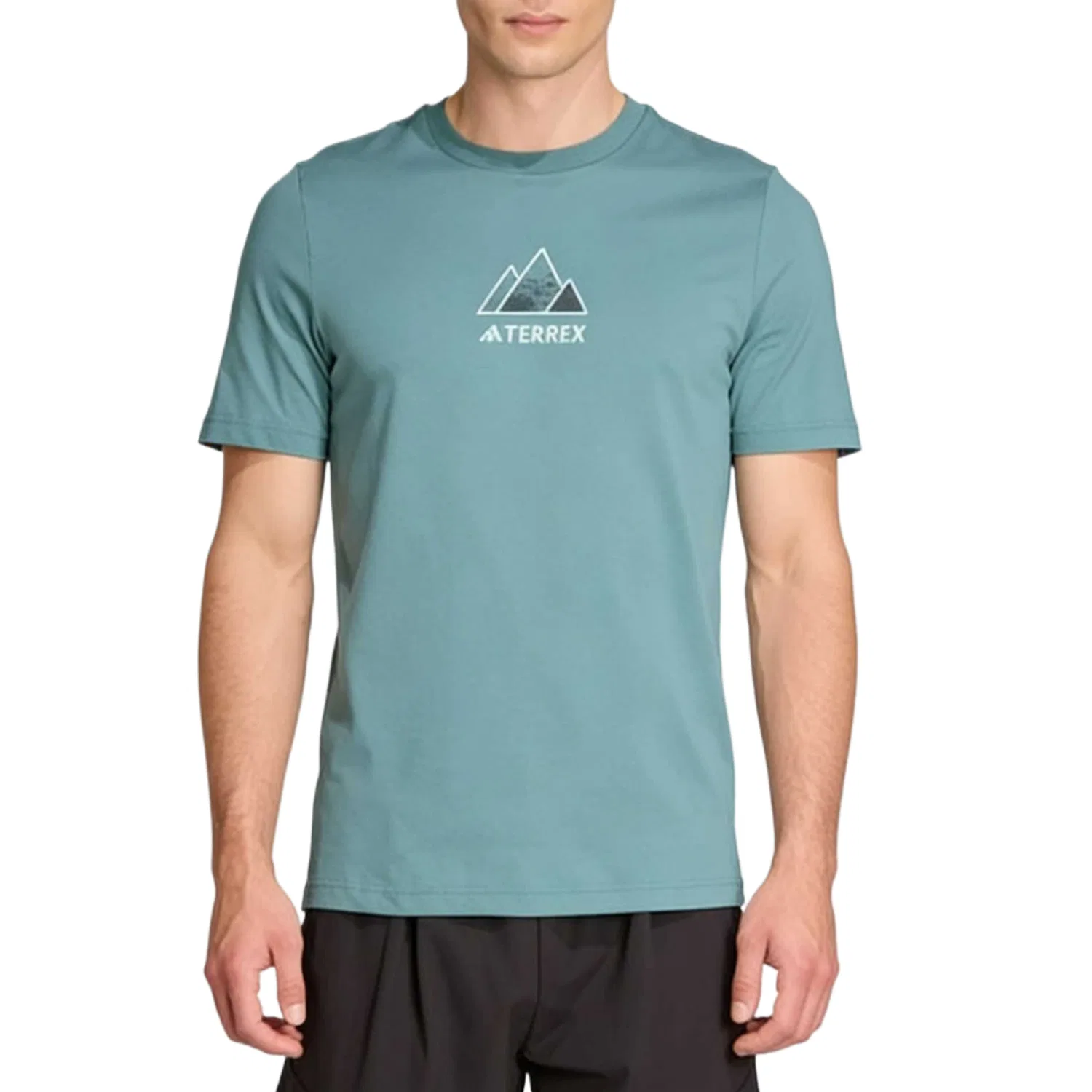 Футболка мужская Soft Green с круглым вырезом Adidas