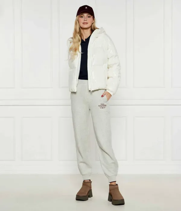 Пуховая куртка NEW YORK loose fit Tommy Hilfiger, экрю — фото 2