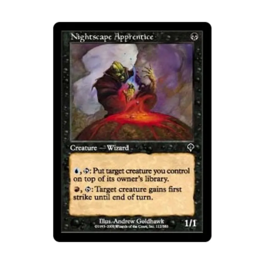 

CCG Ученик ночного пейзажа (клавиша C), MTG - Invasion