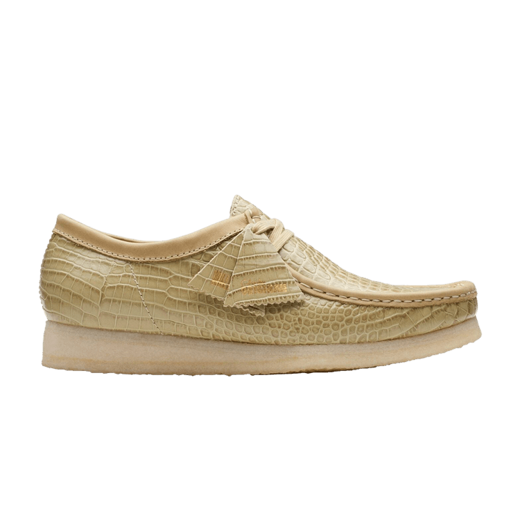 

Кроссовки Wallabee 'Maple Croc', желто-коричневый