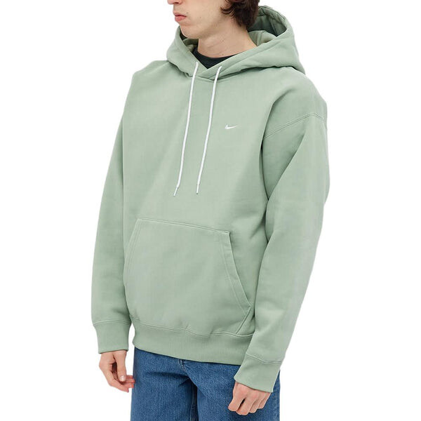 Толстовка Nike NRG Solo Swoosh Fleece Hoodie 'Sage green', цвет steam — фото 2