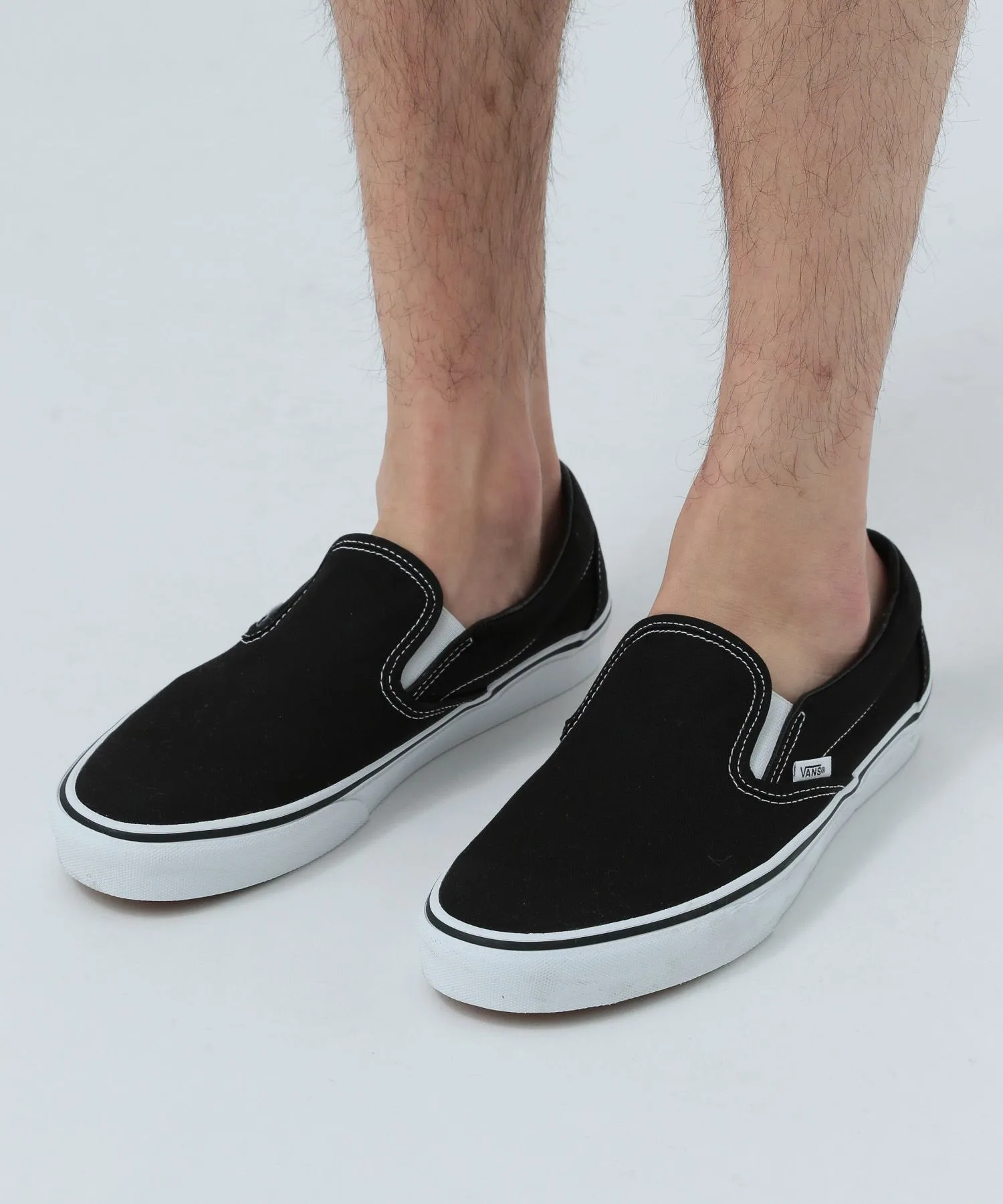 Мужские кеды слипоны VANS Classic Чёрные