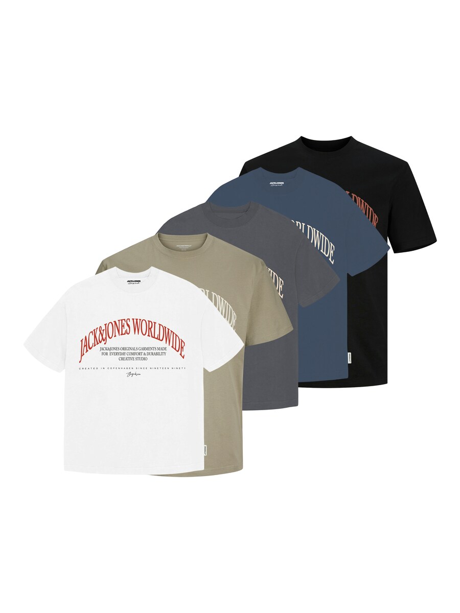 

Рубашка JACK & JONES, цвет Sapphire/Dark grey/Khaki/Black/White