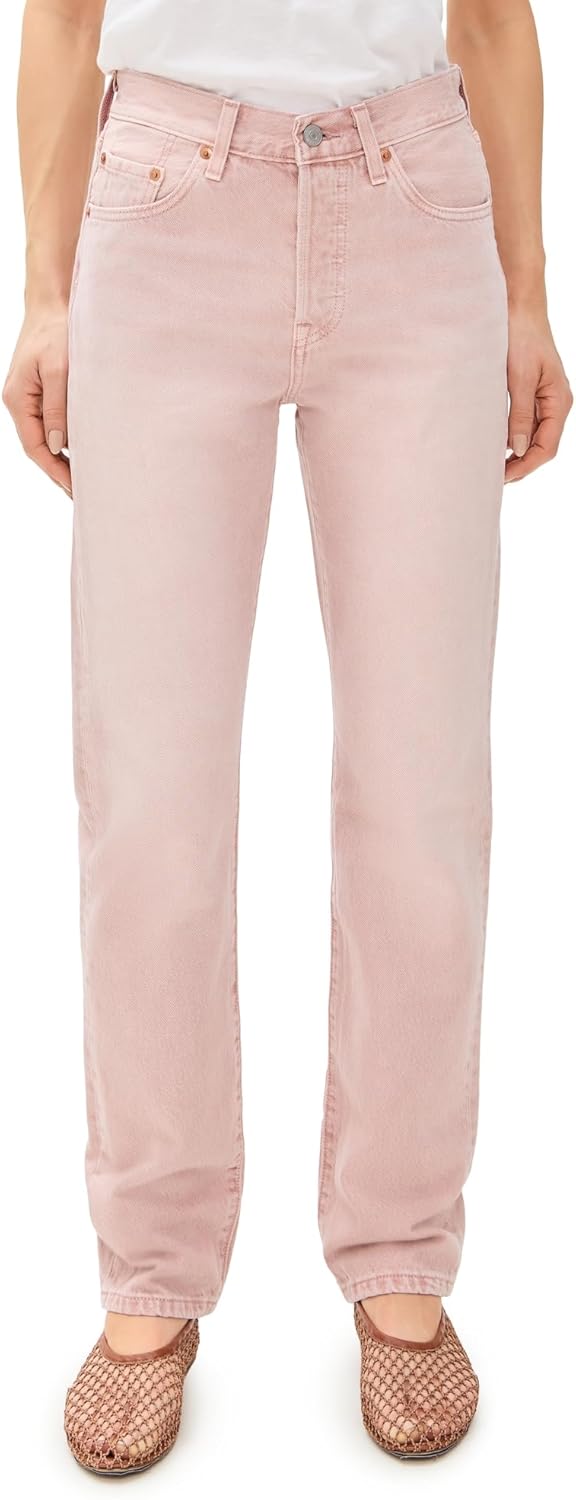 

Женские джинсы Levi's Premium 501 Original Fit, однотонные, размер 32 (US 14), Scraped Pale Mauve