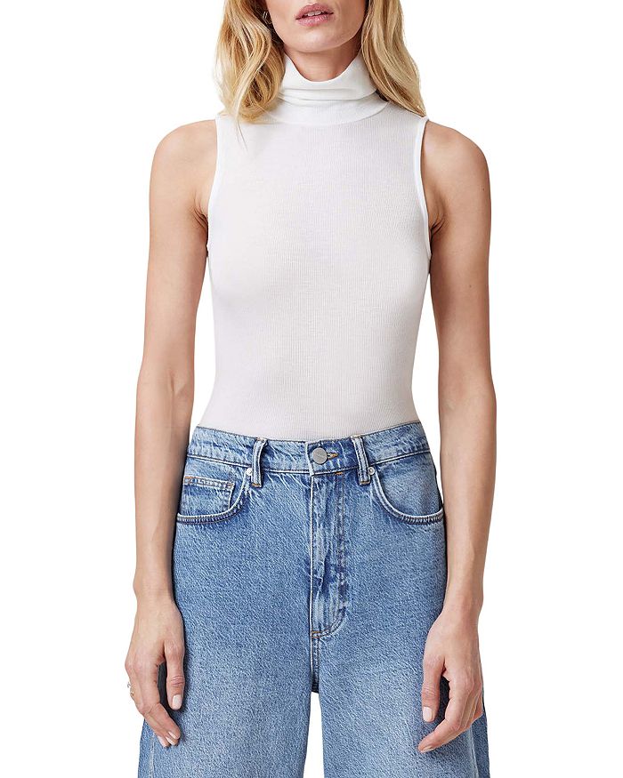 

Беc Roll Neck Топ ALLSAINTS, белый