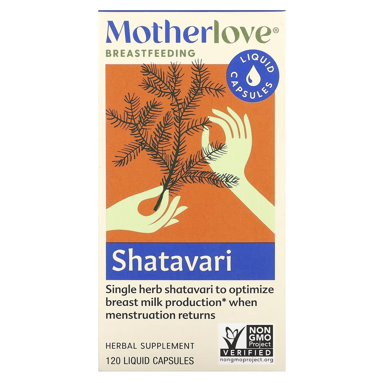 

Motherlove Шатавари для грудного вскармливания, 120 жидких капсул