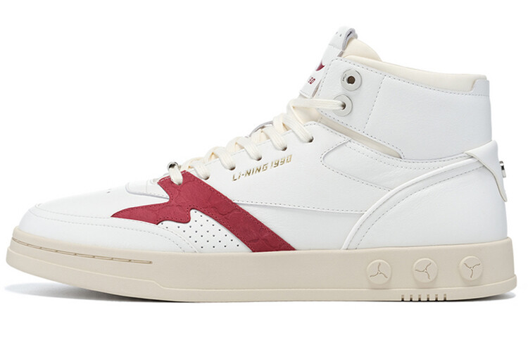 

Кроссовки LI-NING 1990 Skateboarding Shoes Women's Mid-top Red