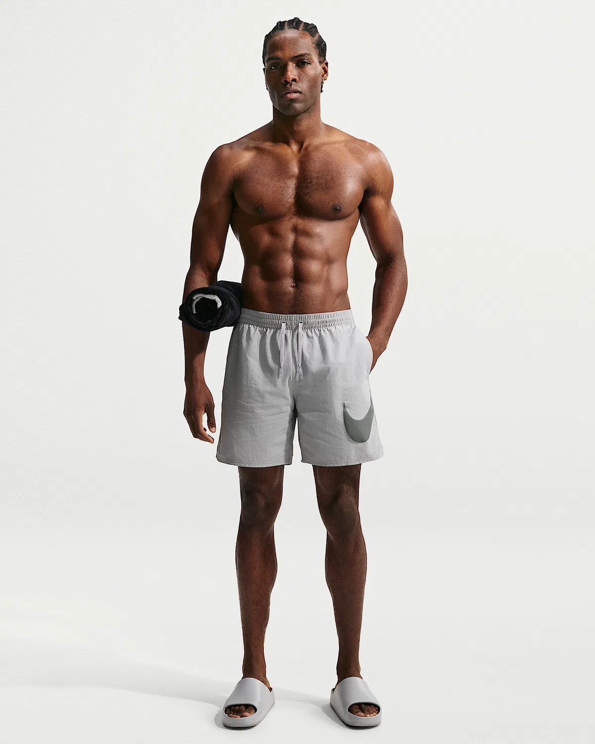 Мужские плавки Nike Swim Breaker 7" с полной подкладкой, Cool Grey