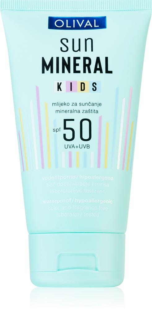 

Детский лосьон для загара Sun Mineral SPF 50 Olival, vaikams 150 мл