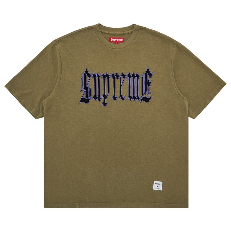 

Топ Supreme Old English Short-Sleeve Top, зеленый
