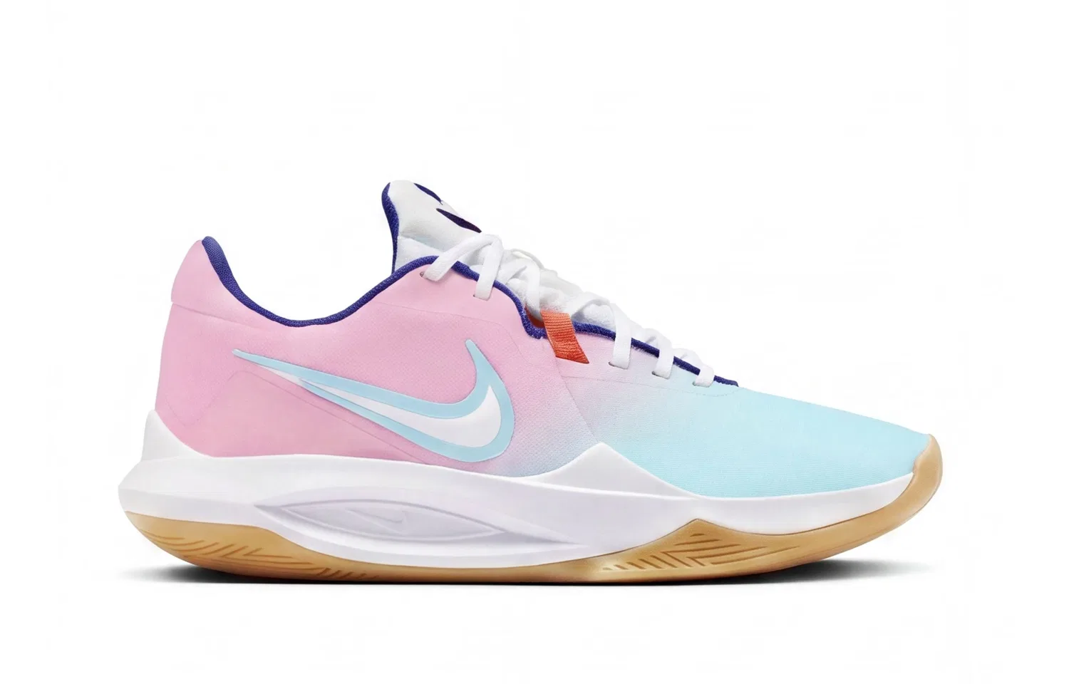 Кроссовки баскетбольные Nike Precision 6 Gradient Pink Blue Graffiti — фото 4