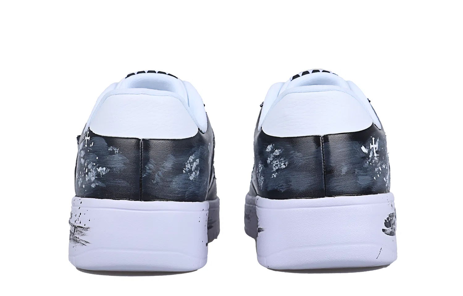Кроссовки для скейтбординга Li Ning Floating Boat Black White — фото 4