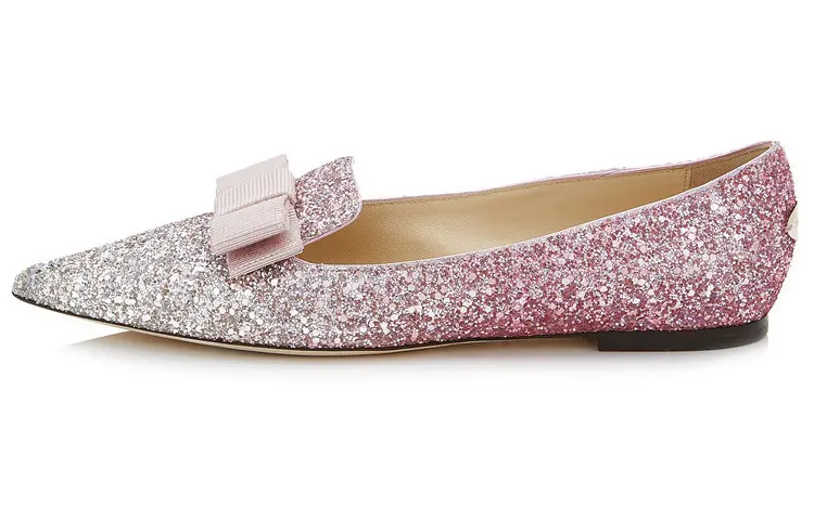 Jimmy Choo Женские повседневные туфли Gala, серебристо-розовый градиент