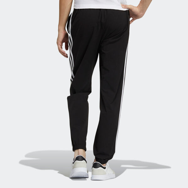 Спортивные штаны adidas neo M Ce 3s Wv Tp Side Stripe Casual Sports Bundle Feet Long Pants Black, черный — фото 4