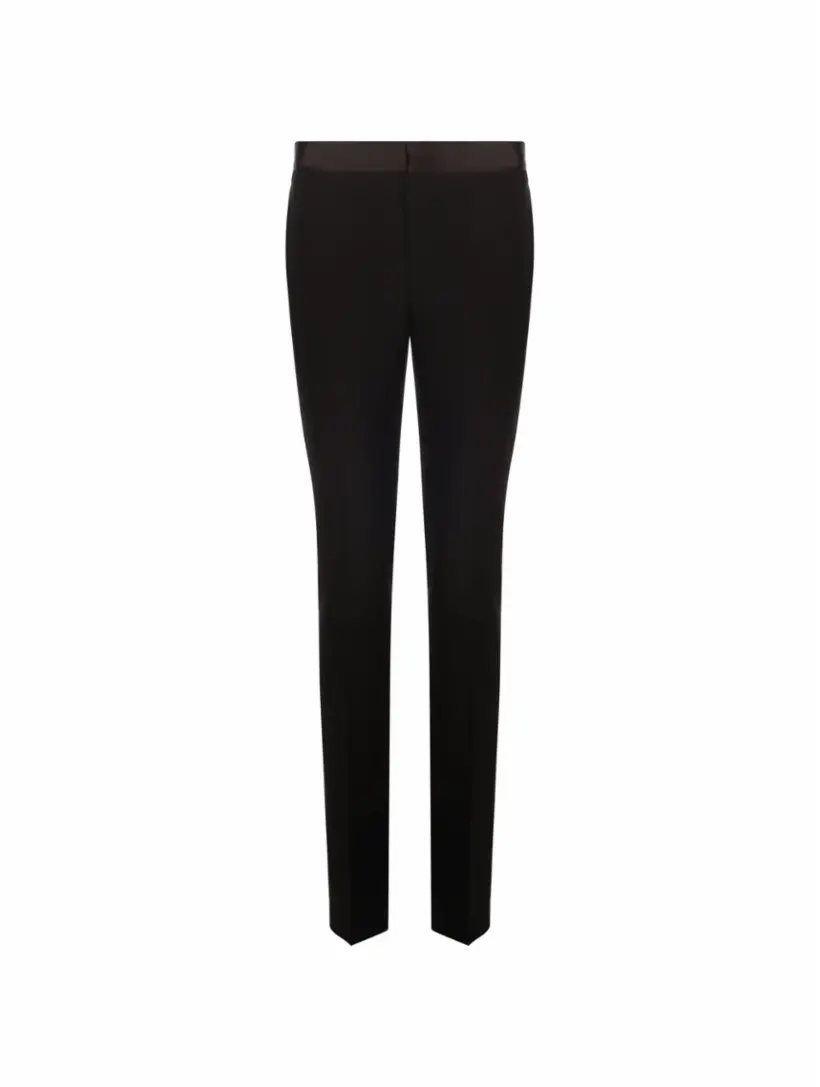 

Шерстяные зауженные брюки Givenchy, черный